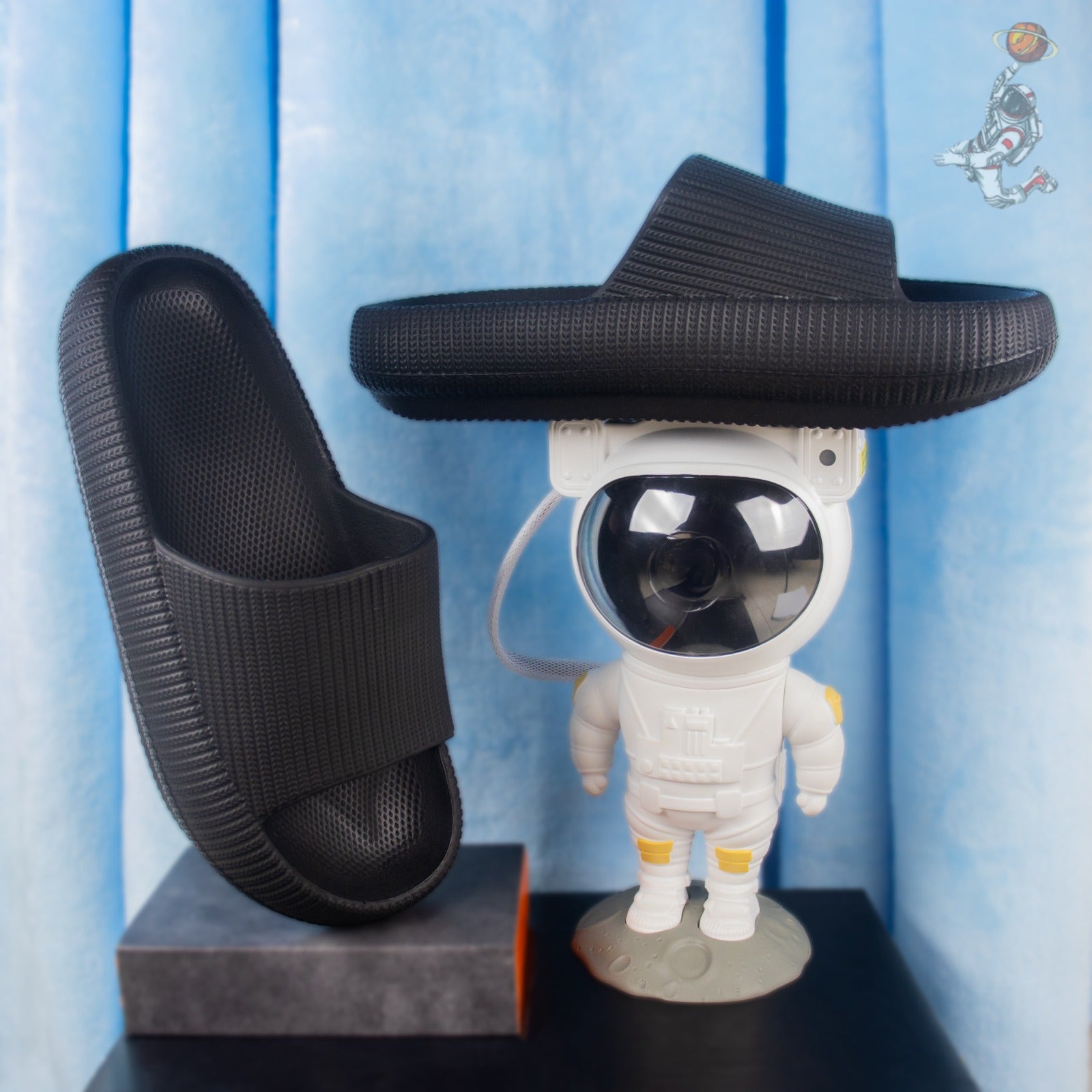 Pantuflas Negro 100% Suela Eva