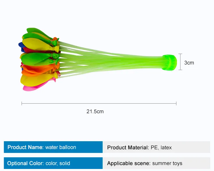 Globos de agua 111 unidades