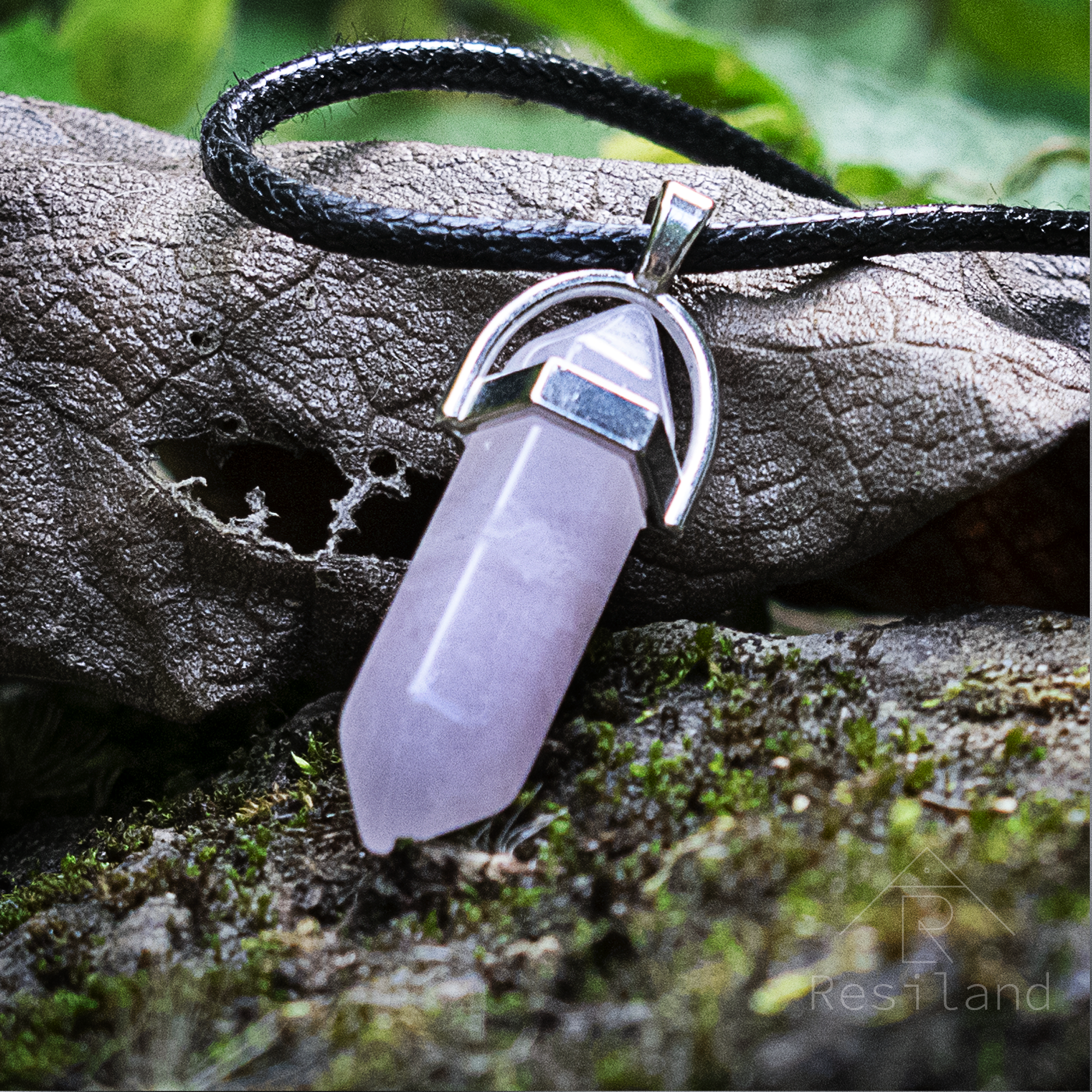 Colgante Cuarzo Rosa