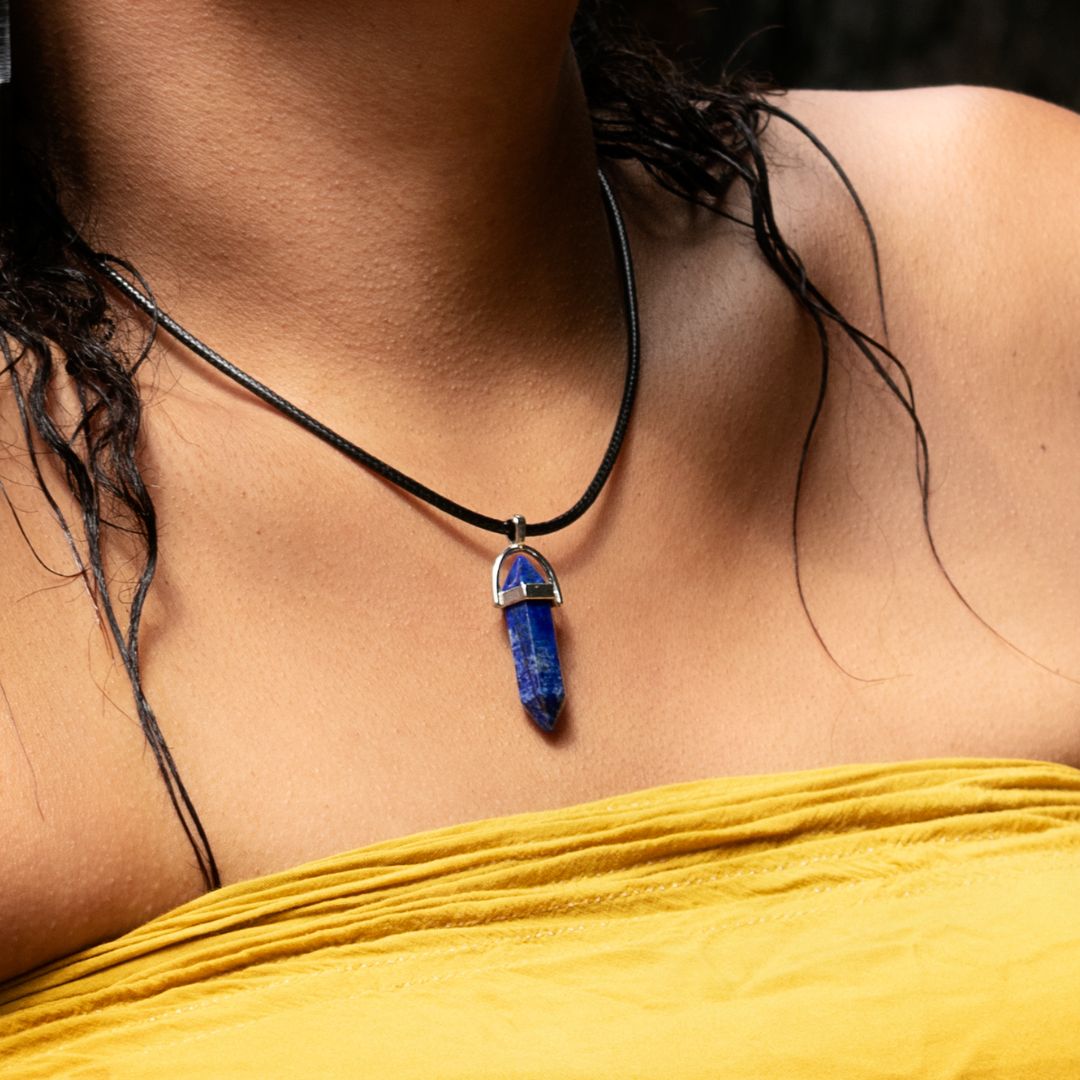 Colgante Cuarzo Lapislázuli