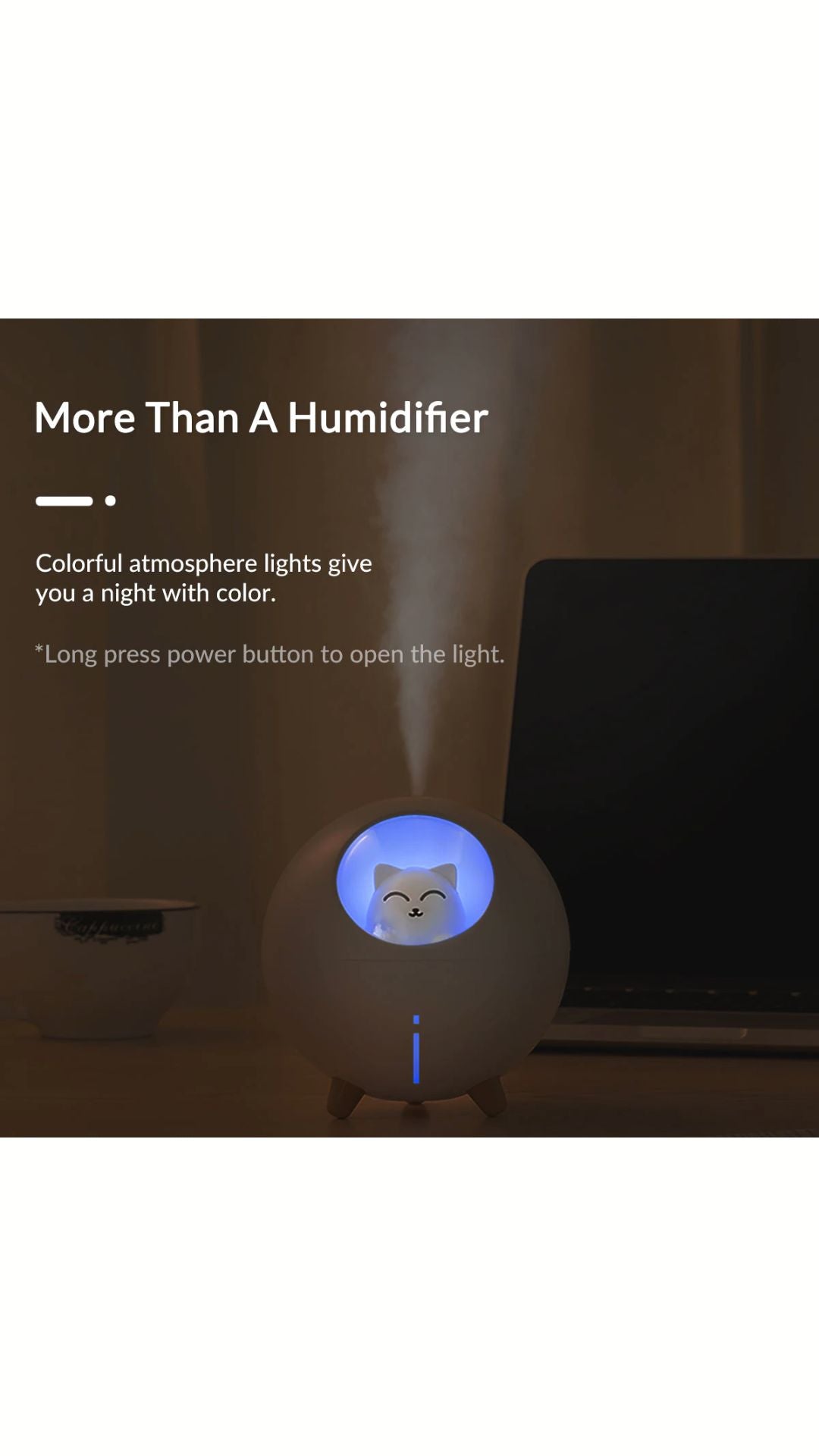 Humidificador Planeta De Gato 220ml