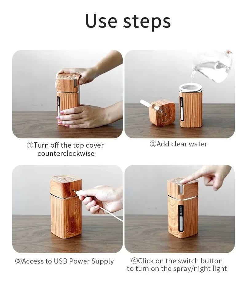 Humidificador Difusor Con Luz Led L1