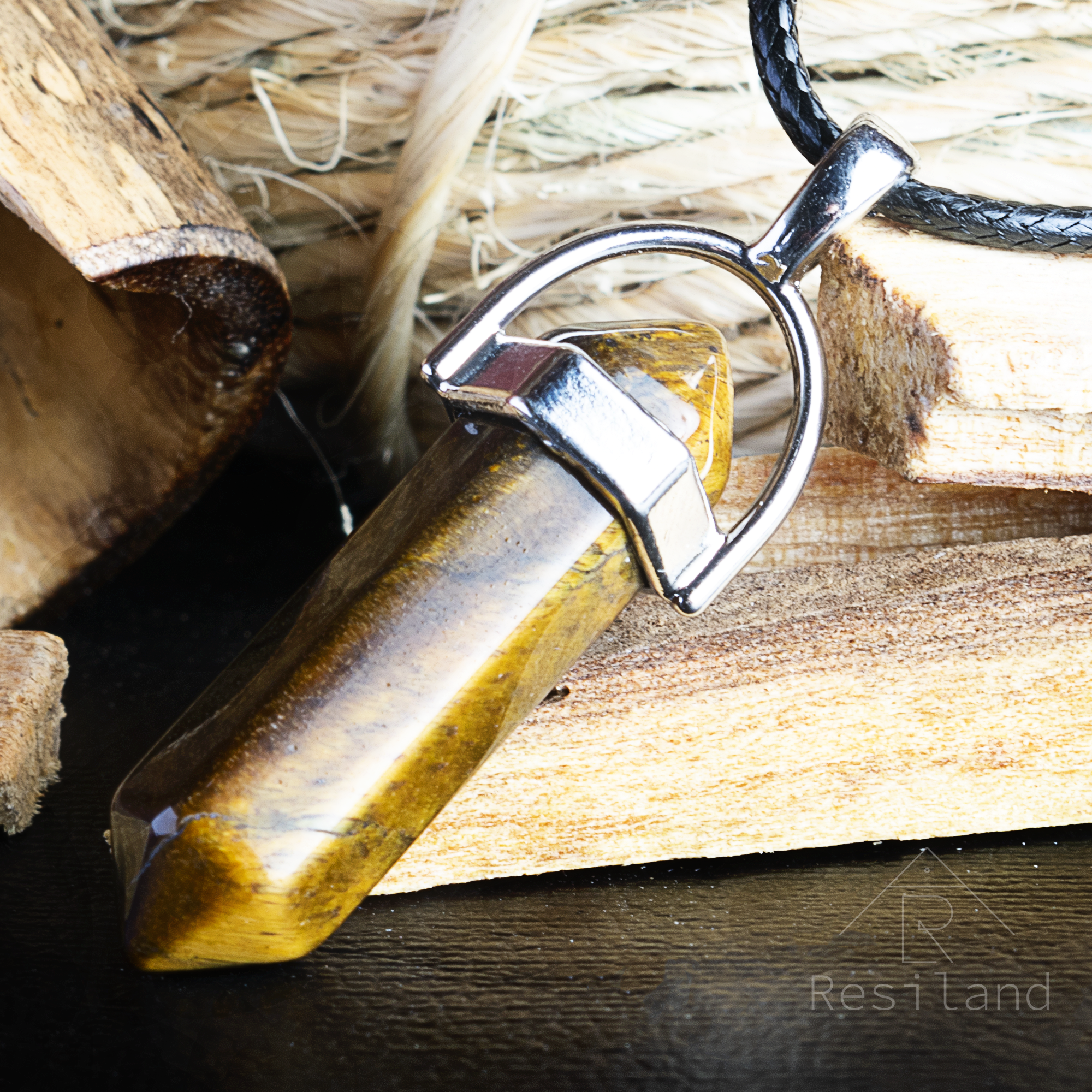 Colgante Piedra de Ojo de Tigre