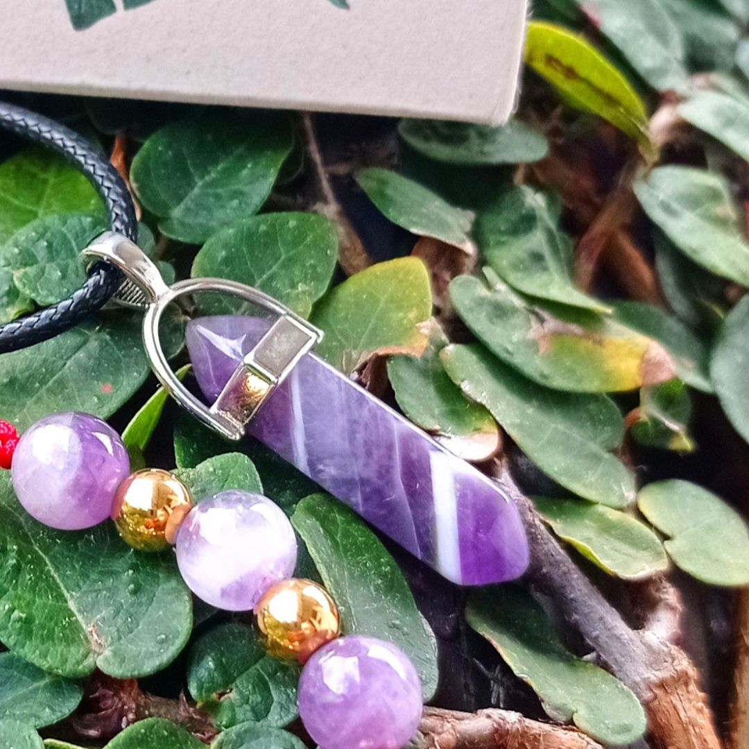 Colgante Cuarzo Amatista