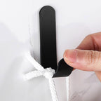 Set X5 Gancho Perchero Adhesivo Metalico