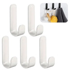 Set X5 Gancho Perchero Adhesivo Metalico