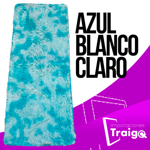 ALFOMBRA PIE DE CAMA, PELUCHE 1,50 CM X