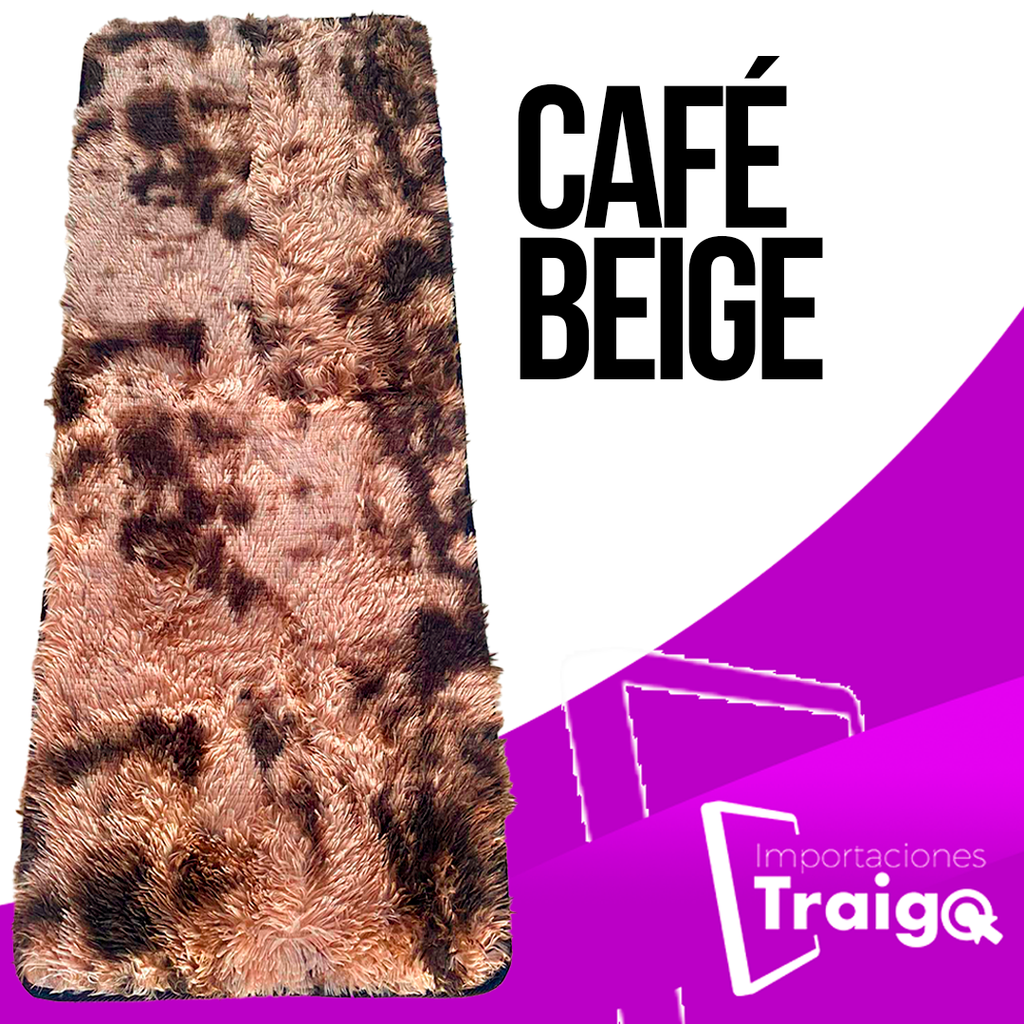 ALFOMBRA PIE DE CAMA, PELUCHE 1,50 CM X