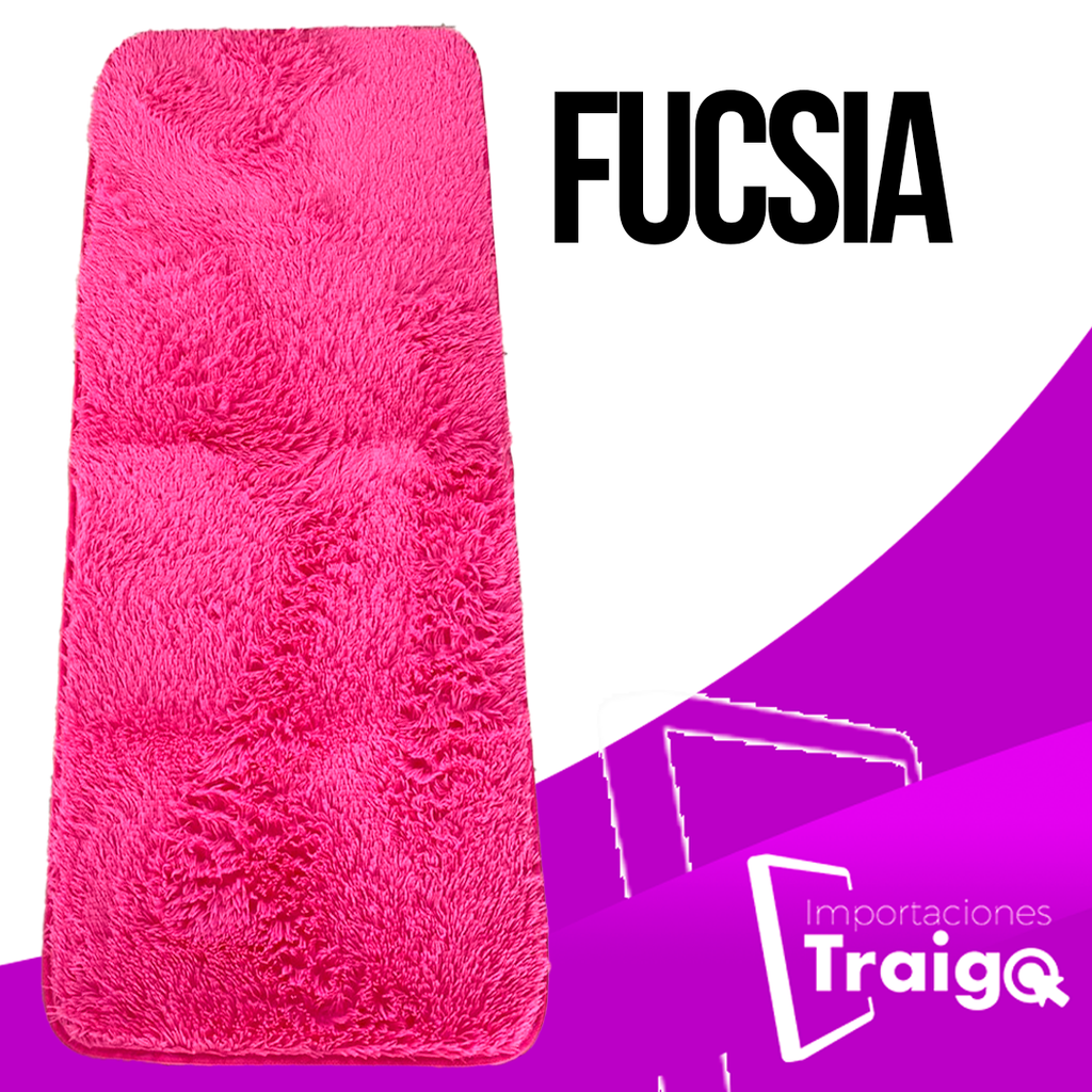 ALFOMBRA PIE DE CAMA, PELUCHE 1,50 CM X