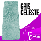 ALFOMBRA PIE DE CAMA, PELUCHE 1,50 CM X