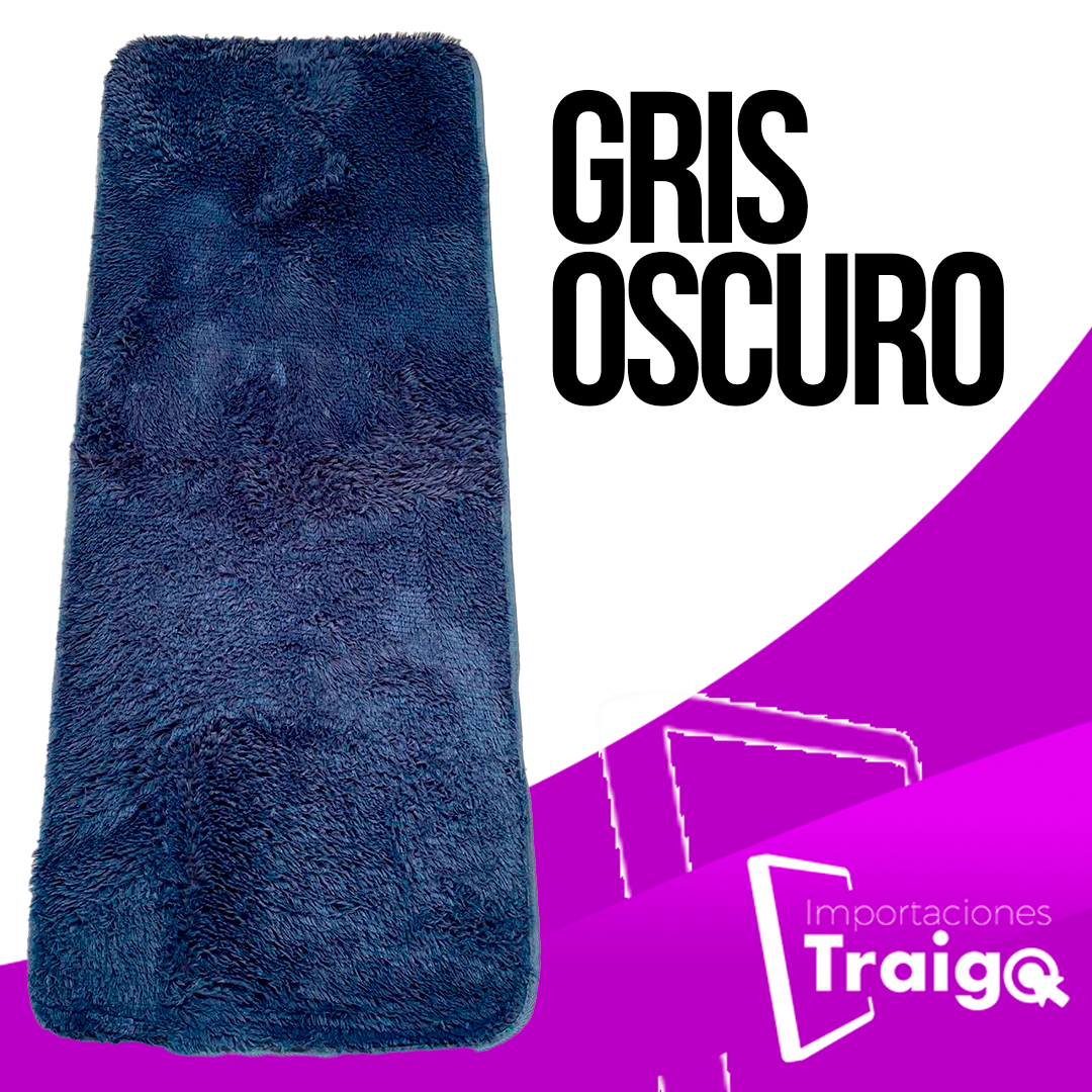 ALFOMBRA PIE DE CAMA, PELUCHE 1,50 CM X