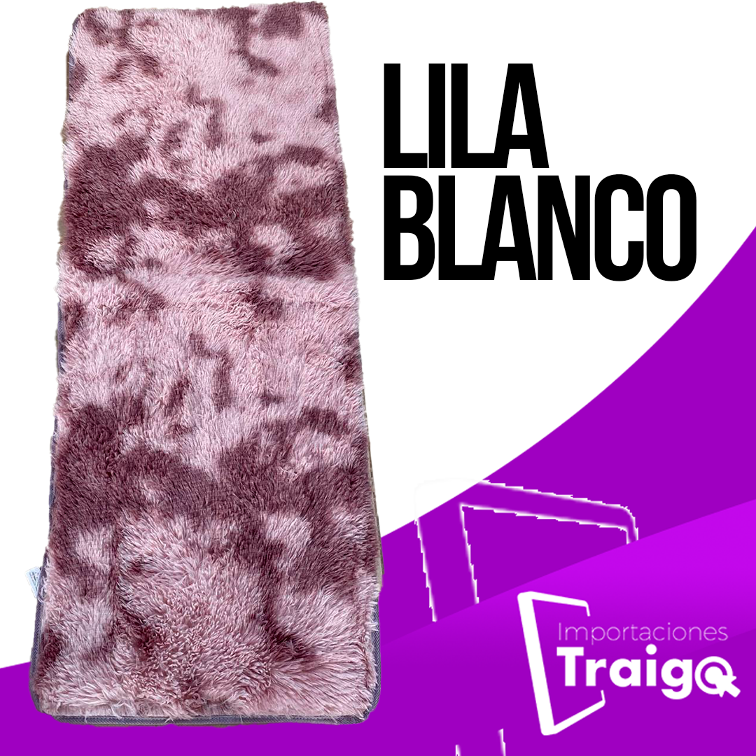 ALFOMBRA PIE DE CAMA, PELUCHE 1,50 CM X