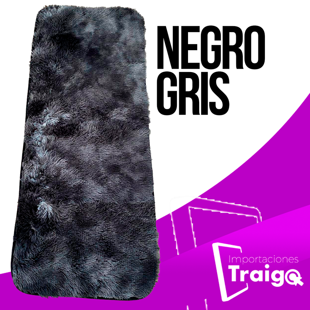 ALFOMBRA PIE DE CAMA, PELUCHE 1,50 CM X