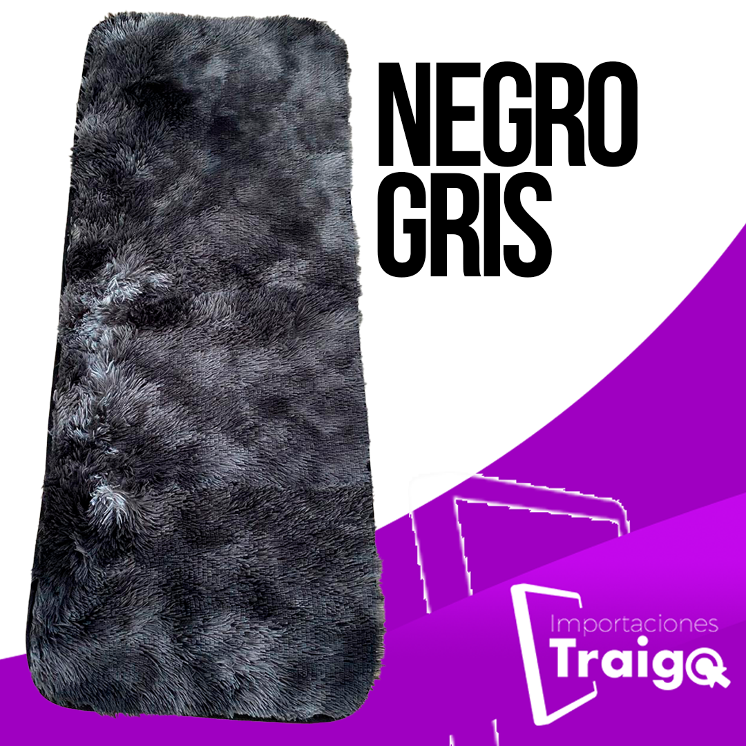 ALFOMBRA PIE DE CAMA, PELUCHE 1,50 CM X