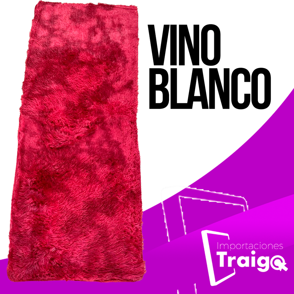 ALFOMBRA PIE DE CAMA, PELUCHE 1,50 CM X