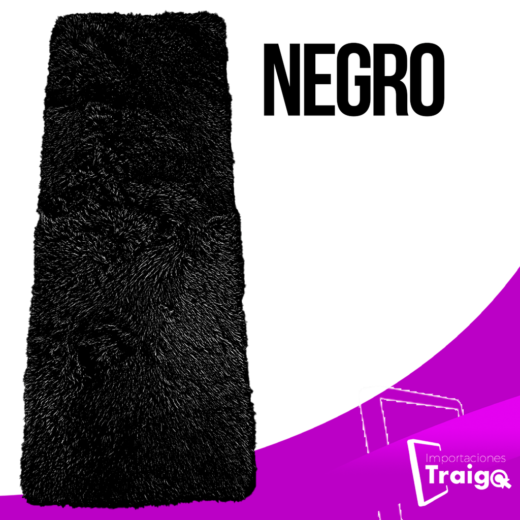 ALFOMBRA PIE DE CAMA, PELUCHE 1,50 CM X