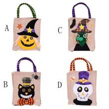 Cesta Bolsa Halloween Yute
