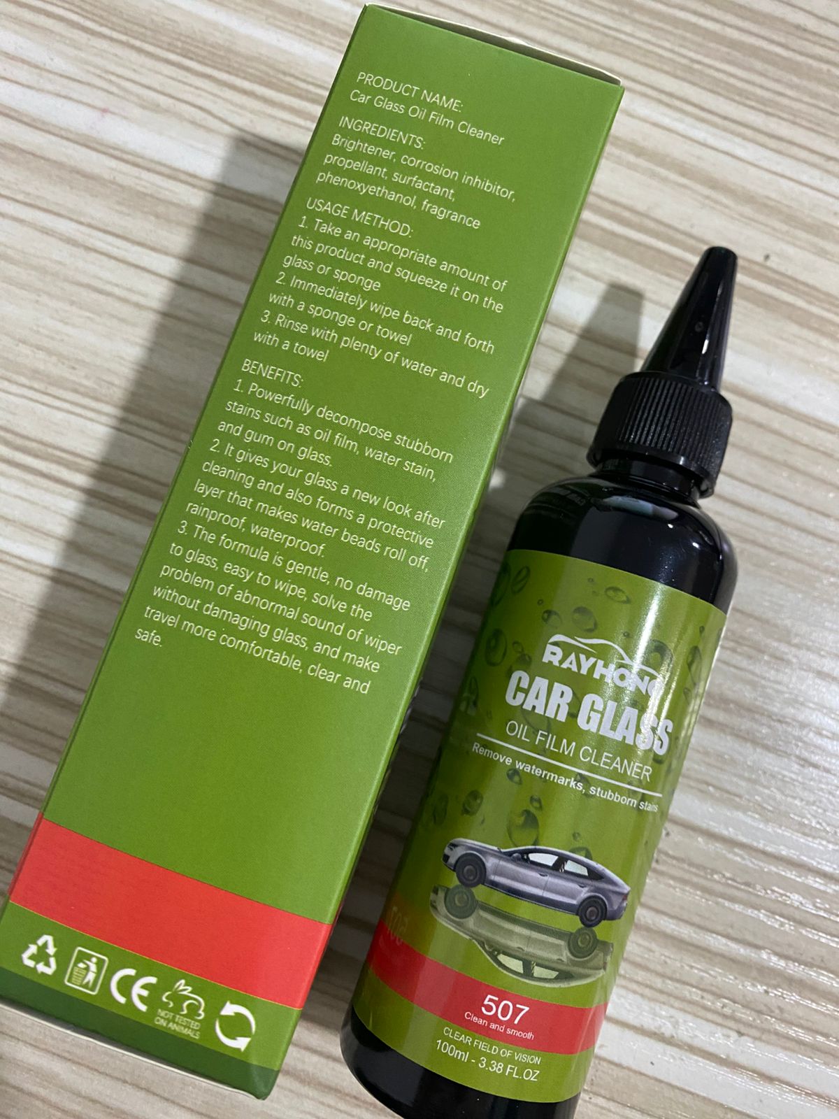 Limpiador de Vidrios Carro Antiempañante