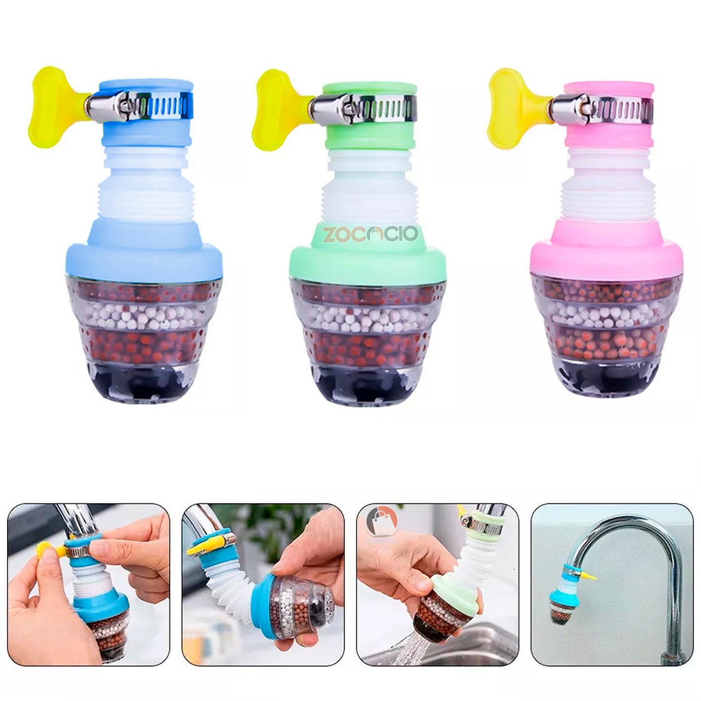 Filtro Purificador 5 Capas Grifo En Duch