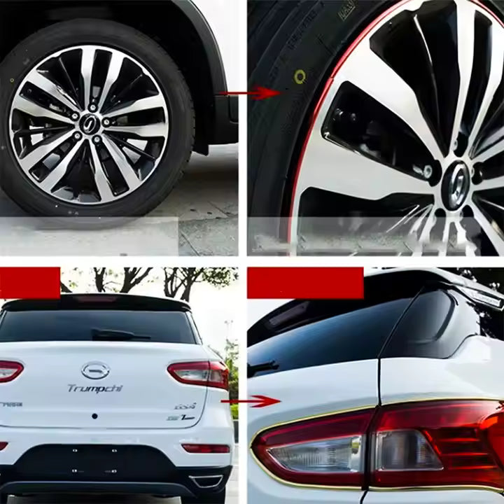 Tira decorativa protectora para llantas