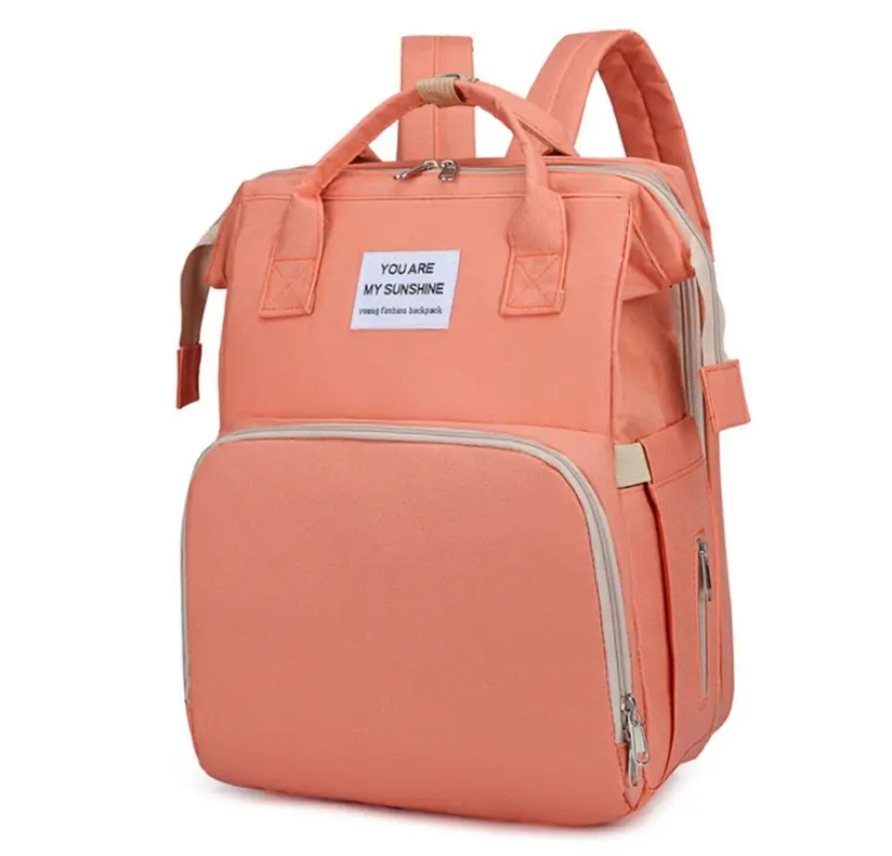 BOLSO PAÑALERA PLEGABLE CON CAMBIADOR