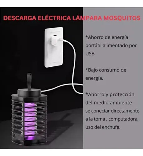 Lámpara Eléctrica Atrapa Zancudos