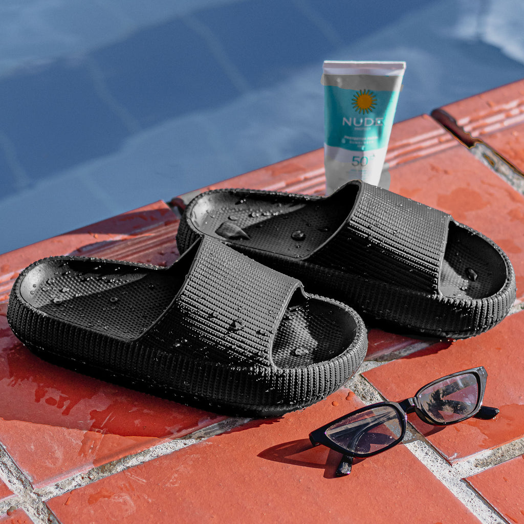 Pantuflas Negro 100% Suela Eva