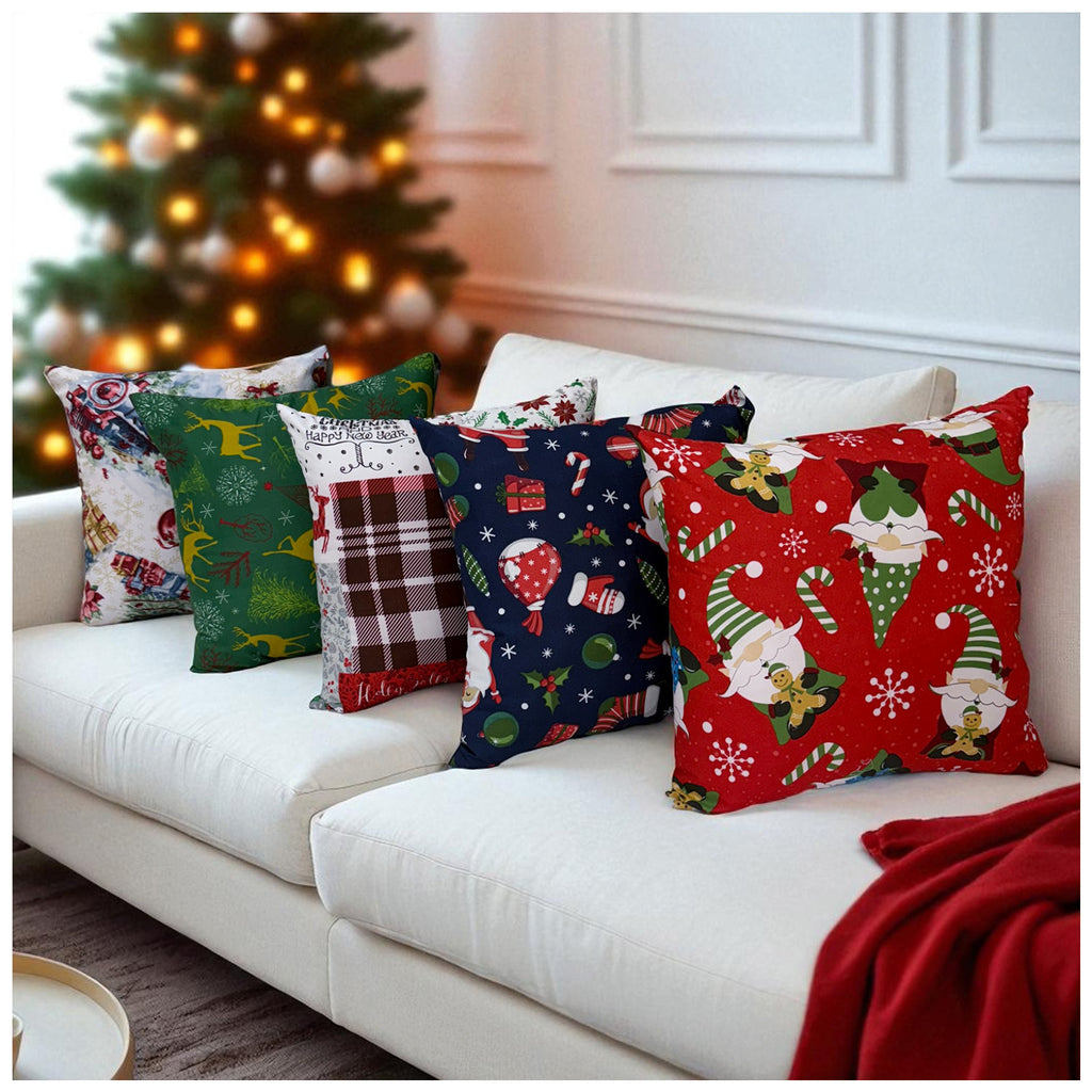 Set x 5 cojines de navidad